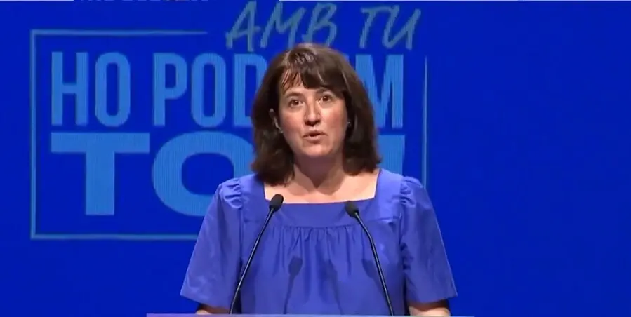 Archivo - La presidenta de la ANC, Elisenda Paluzie