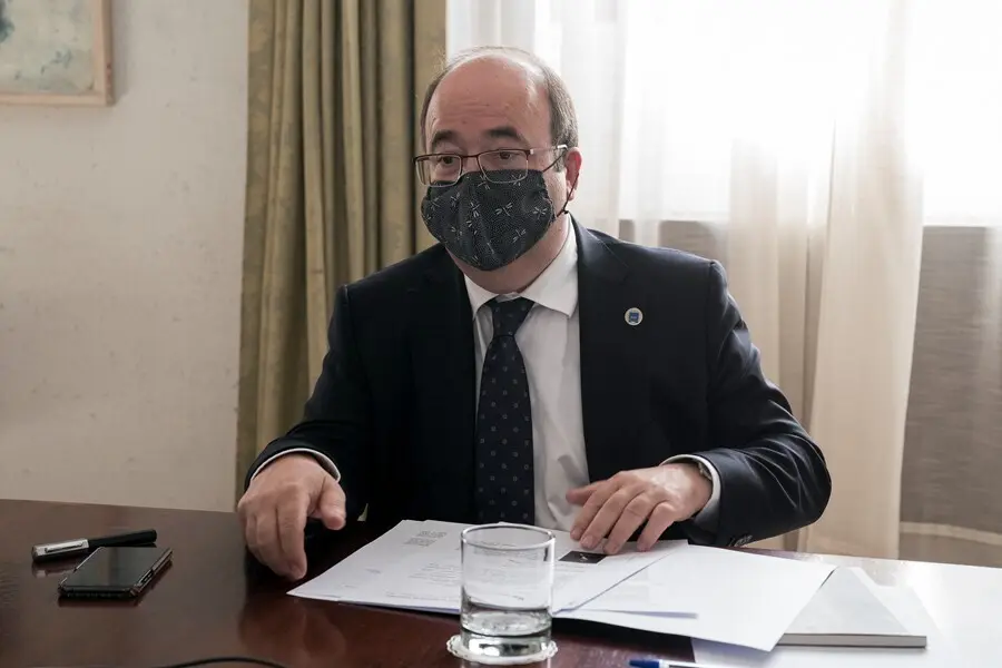 El ministro de Cultura y Deporte, Miquel Iceta,, a 24 de agosto de 2021, en Madrid, (Espa&ntilde;a).