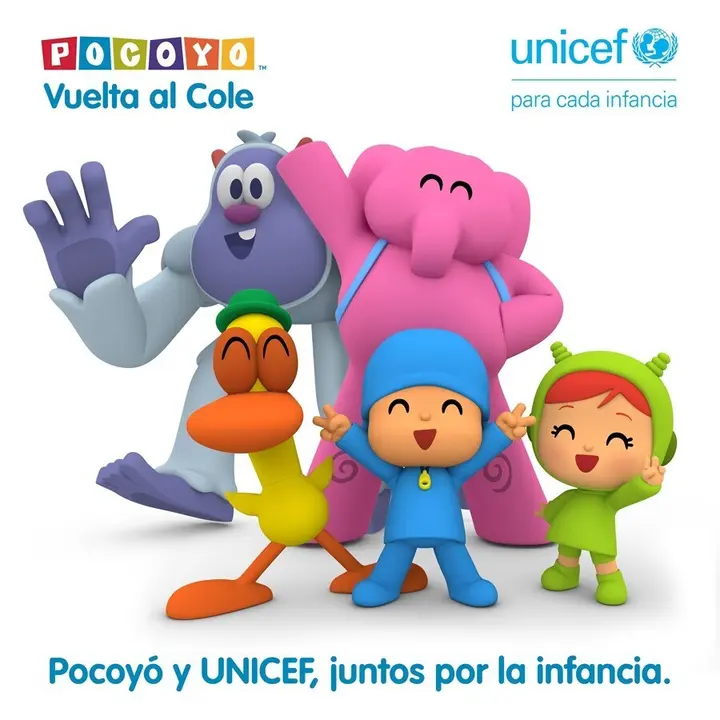 Cartel promocional Zinkia-Pocoy&oacute; y UNICEF