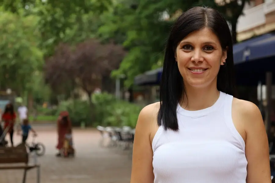 La secretaria general adjunta y portavoz de ERC, Marta Vilalta, en una entrevista de Europa Press.
