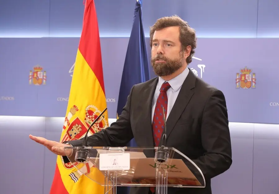 Archivo - El portavoz de Vox en el Congreso, Iv&aacute;n Espinosa de los Monteros.