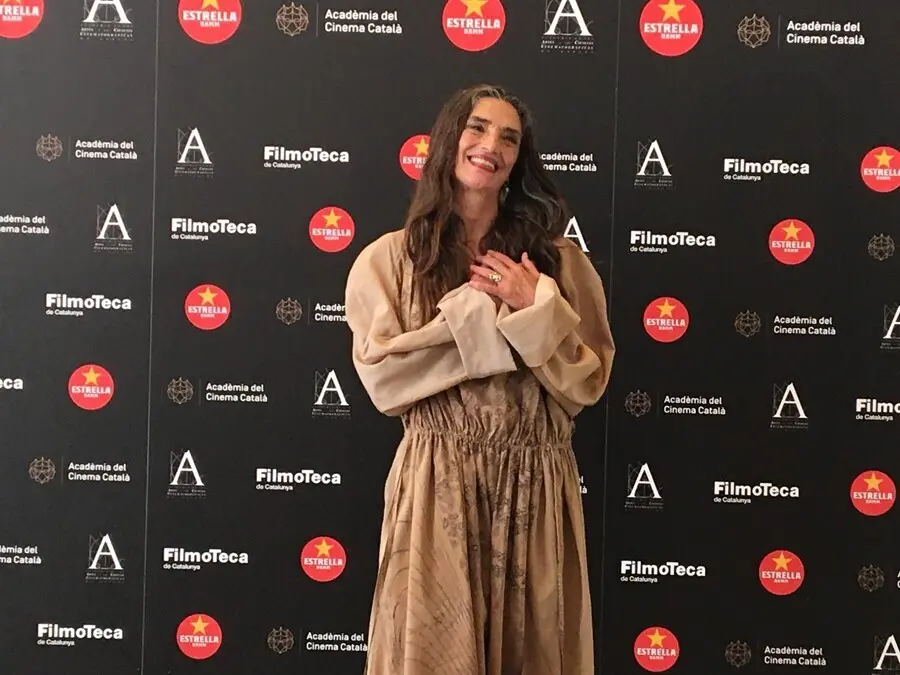 La actriz &Aacute;ngela Molina en un homenaje de la Acad&egrave;mia del Cinema Catal&agrave;.