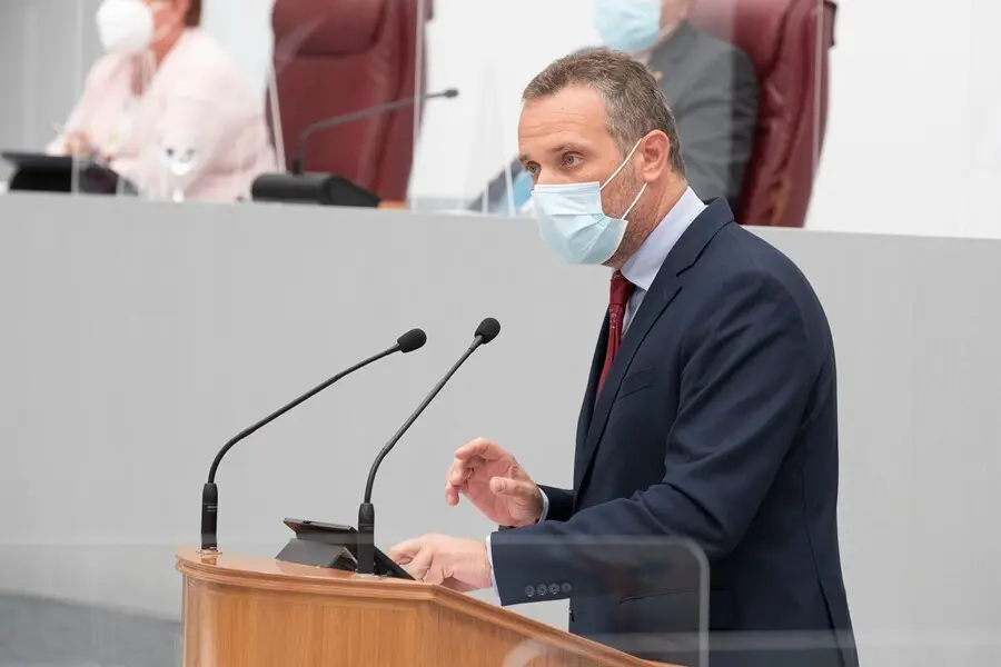 El portavoz del Grupo Parlamentario, Joaqu&iacute;n Segado