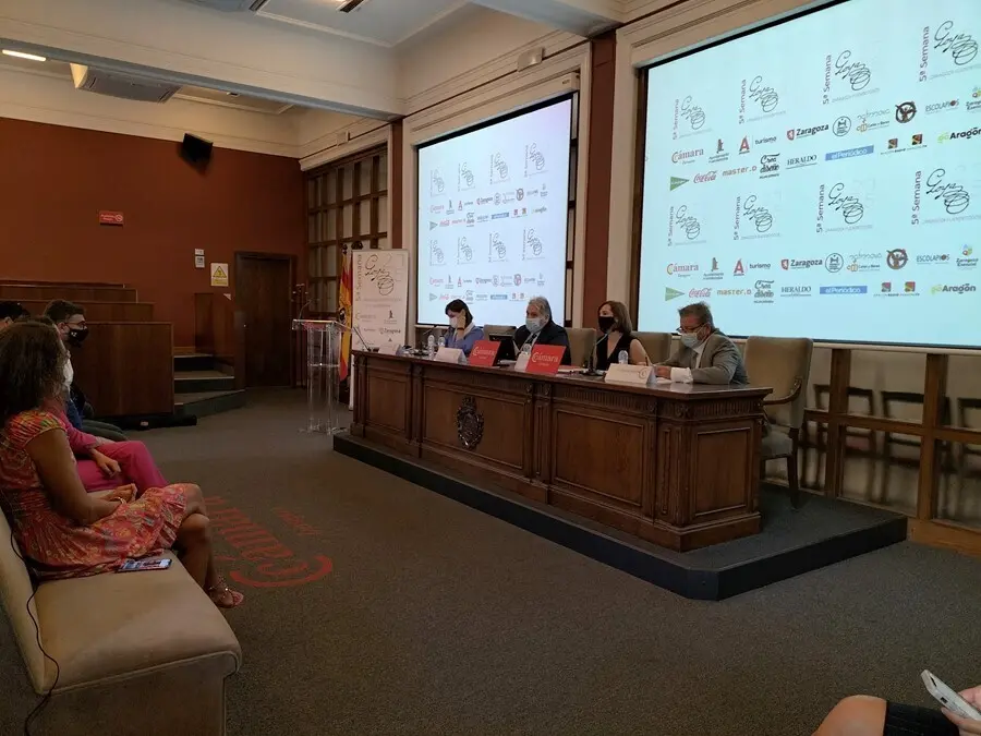 La Semana de Goya Zaragoza - Fuendetodos se ha presentado en la C&aacute;mara de Comercio.