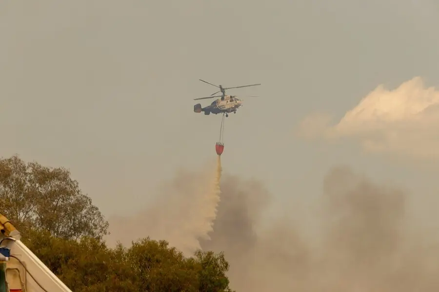 Incendio de Sierra Bermeja en una imagen de archivo 