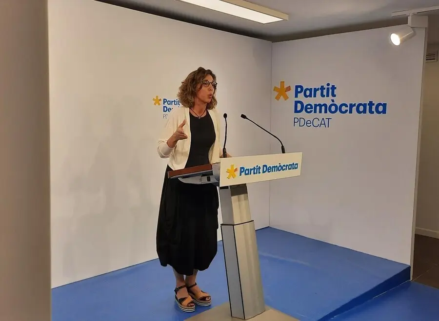 Archivo - La secretaria general del PDeCAT, &Agrave;ngels Chac&oacute;n