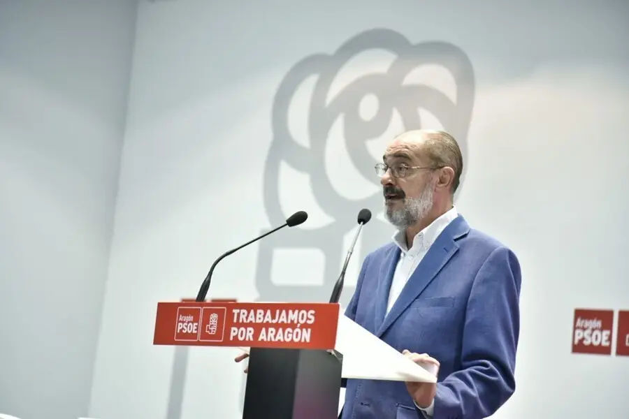 El presidente del Gobierno de Arag&oacute;n, Javier Lamb&aacute;n.