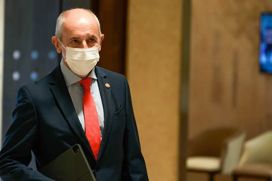 El vicelehendakari primero y consejero de Seguridad del Gobierno Vasco, Josu Erkoreka