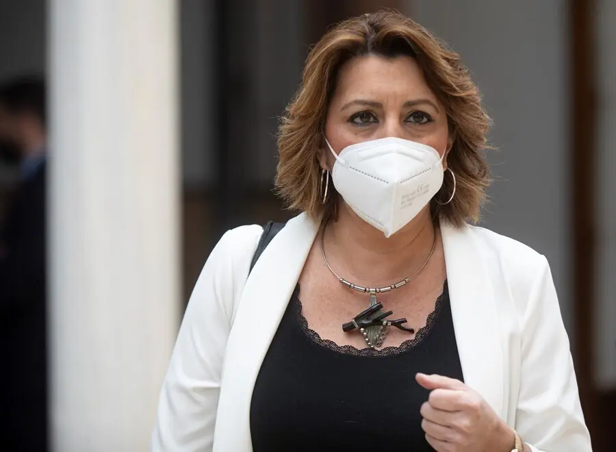 Archivo - La secretaria general del PSOE-A, Susana D&iacute;az, en una foto de archivo.