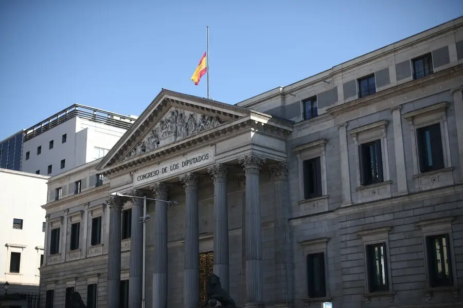 Archivo - Fachada del Congreso de los Diputados.