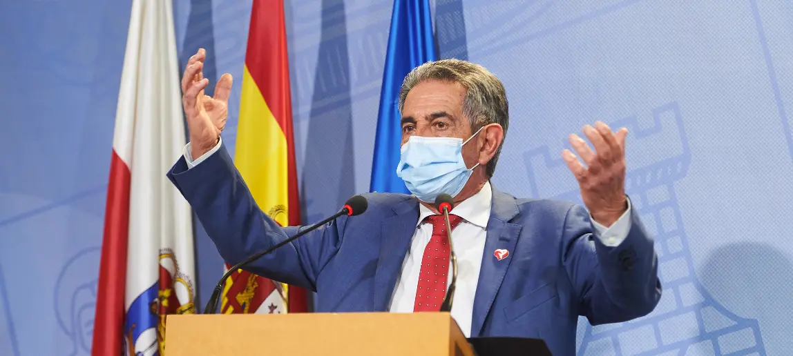 El presidente de Cantabria, Miguel &Aacute;ngel Revilla.