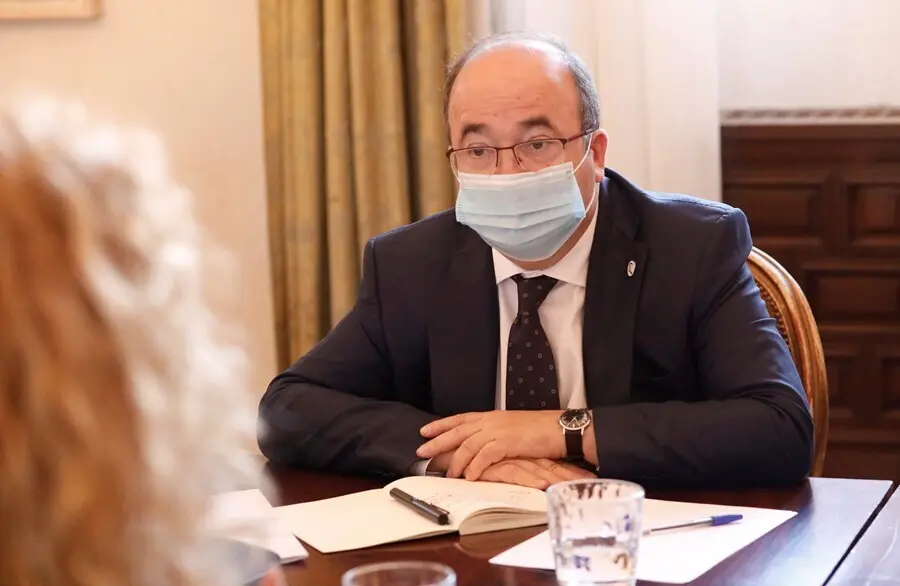 El ministro de Cultura y Deporte, Miquel Iceta.