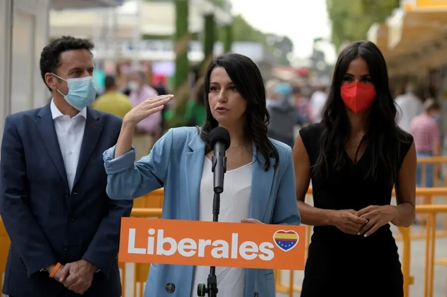 La presidenta de Ciudadanos, In&eacute;s Arrimadas.