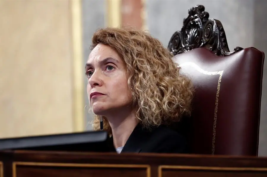 Archivo - La presidenta del Congreso de los Diputados, Meritxell Batet.