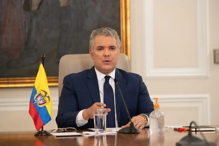 Archivo - El presidente de Colombia, Iv&aacute;n Duque.