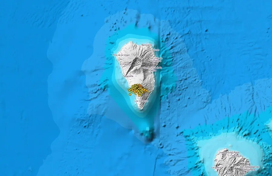 Actividad s&iacute;smica en La Palma