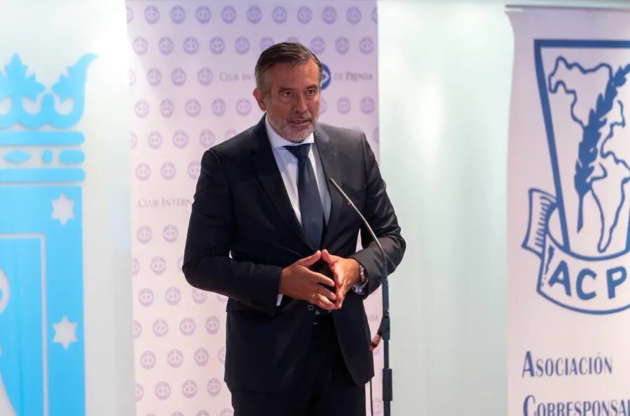 El consejero de Presidencia, Justicia e Interior de la Comunidad de Madrid, Enrique L&oacute;pez.