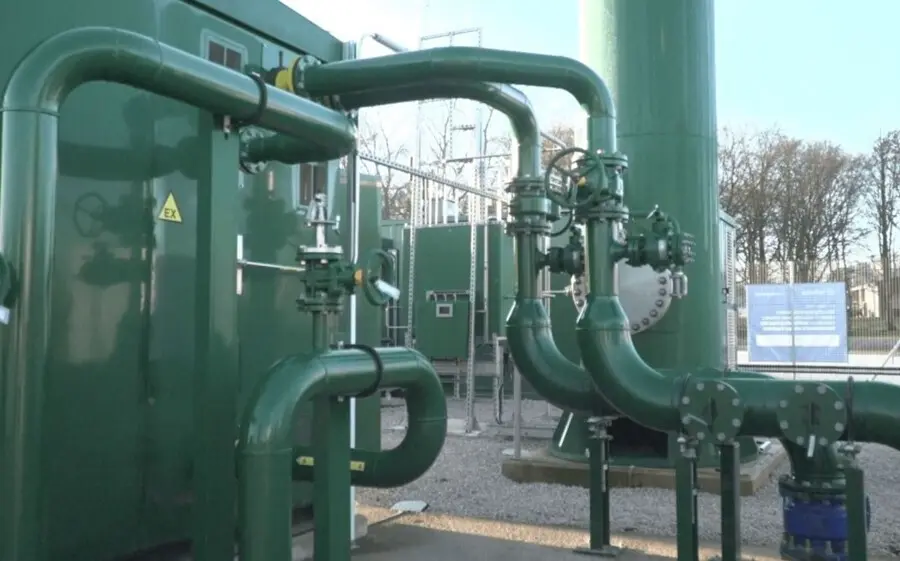 Instalaci&oacute;n de mezcla de gas con hidr&oacute;geno