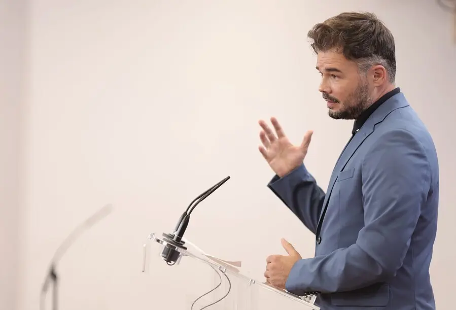 El portavoz parlamentario de la ERC, Gabriel Rufi&aacute;n