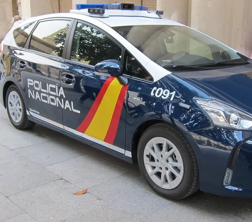 Archivo - Coche de Polic&iacute;a Nacional
