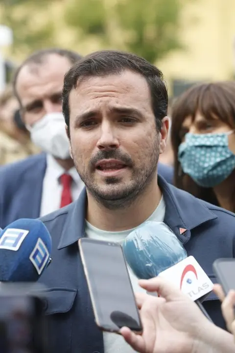 El ministro de Consumo, Alberto Garz&oacute;n, en Asturias.