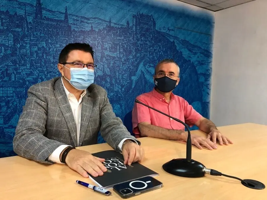 El edil de Cultura de Toledo, Teo Garc&iacute;a, en rueda de prensa.