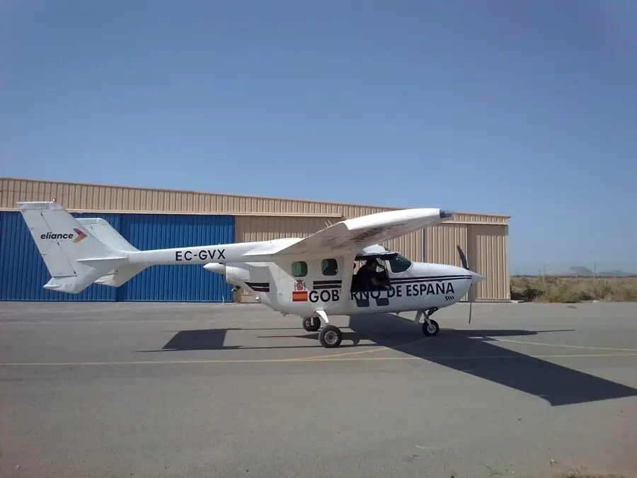 Avi&oacute;n para la monitorizaci&oacute;n y el seguimiento de la actividad volc&aacute;nica en la isla de La Palma