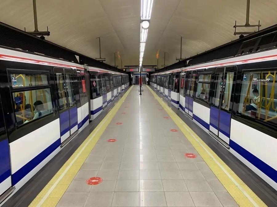Imagen de recurso de una estaci&oacute;n de Metro de Madrid.