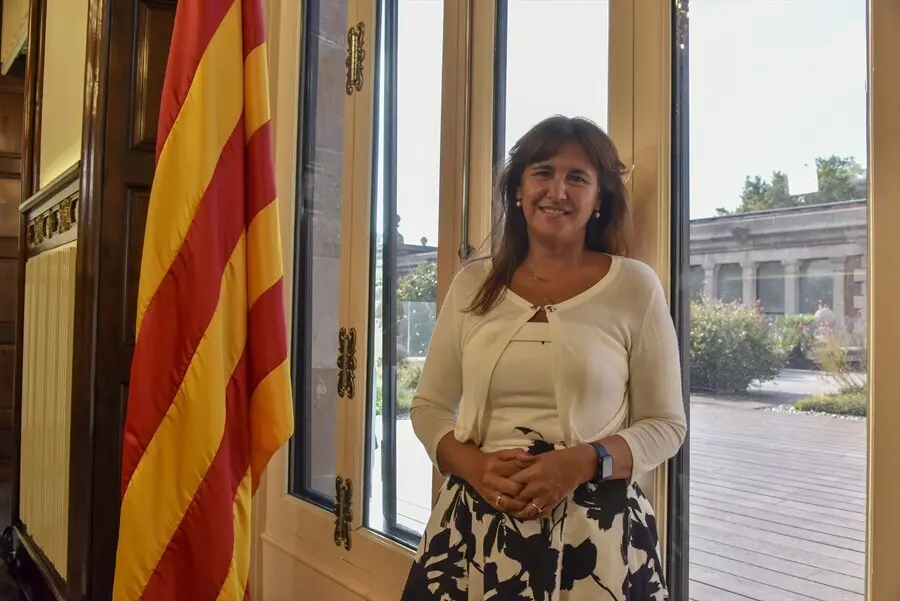 La presidenta del Parlament, Laura Borr&agrave;s