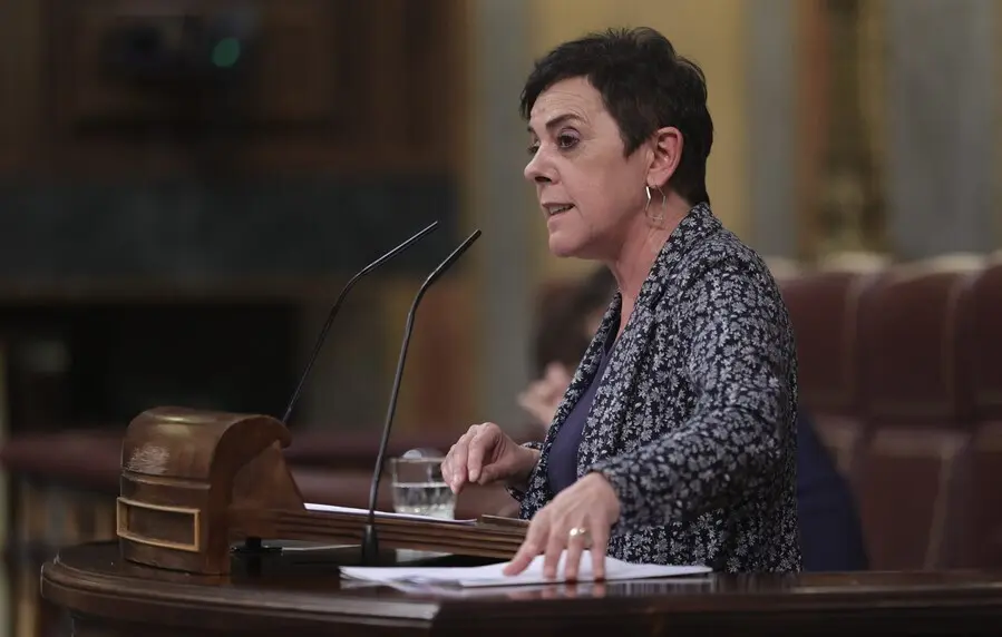 Archivo - La portavoz de EH Bildu en el Congreso, Mertxe Aizpurua