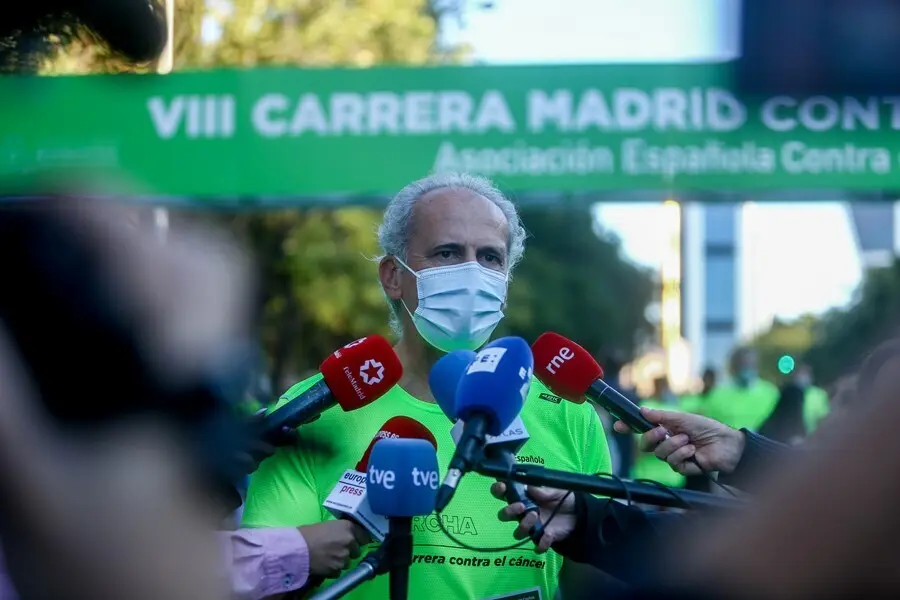 El consejero de Sanidad de la Comunidad de Madrid, Enrique Ruiz Escudero.