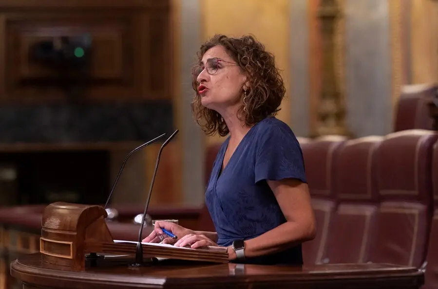 La ministra de Hacienda y Funci&oacute;n P&uacute;blica, Mar&iacute;a Jes&uacute;s Montero. 
