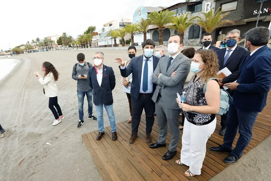 El presidente de la Comunidad, Fernando L&oacute;pez Miras, sobre su reuni&oacute;n con el comisario europeo de Medio Ambiente, Oc&eacute;anos y Pesca, Virginijus Sinkevicius, para analizar la situaci&oacute;n del Mar Menor