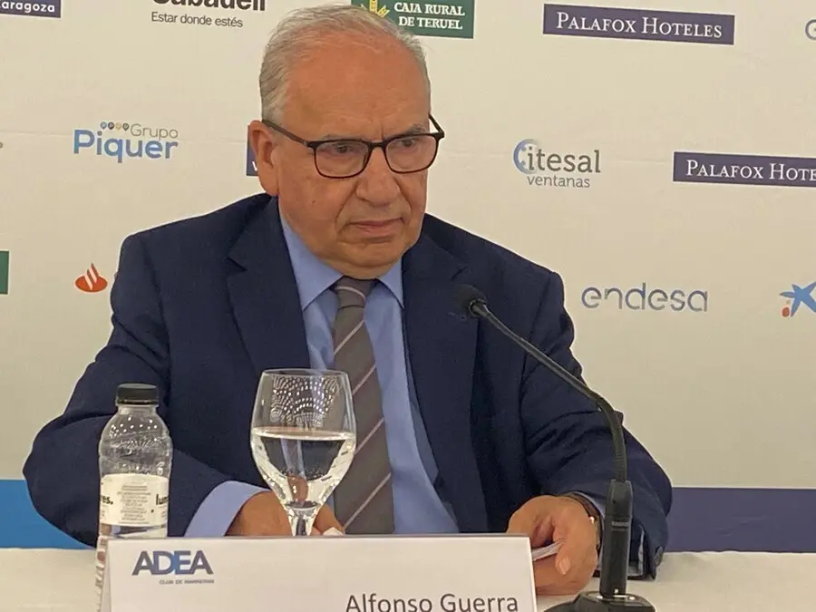 El exvicepresidente del Gobierno de Espa&ntilde;a, Alfonso Guerra.