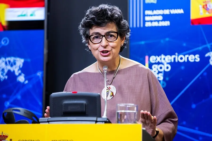 Archivo - La ex ministra de Exteriores Arancha Gonz&aacute;lez Laya