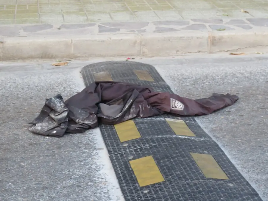 Archivo - Imagen de archivo de una chaqueta de uno de los migrantes de origen subsahariano, despu&eacute;s de haber saltado la valla con Marruecos, el pasado 22 de julio