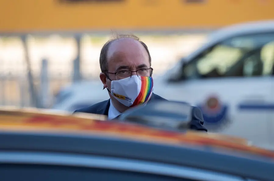 El ministro de Cultura y Deporte, Miquel Iceta, 