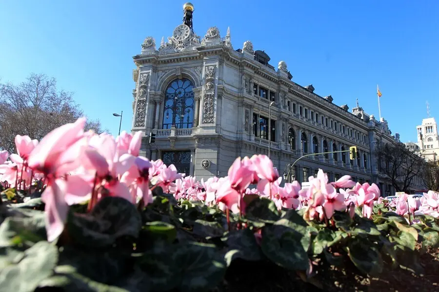 Archivo - Fachada del Banco de Espa&ntilde;a