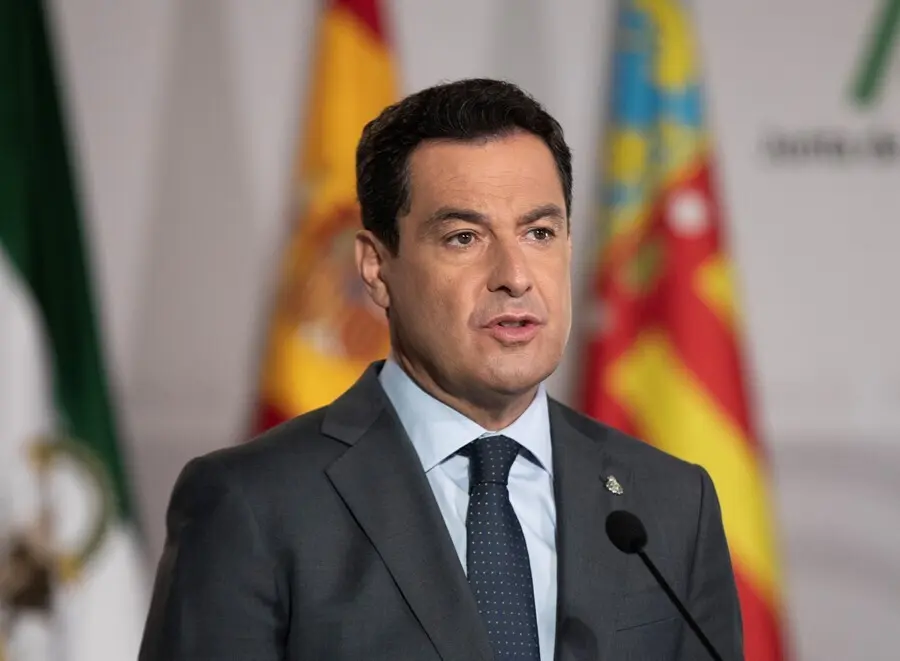 El presidente de la Junta, Juanma Moreno 