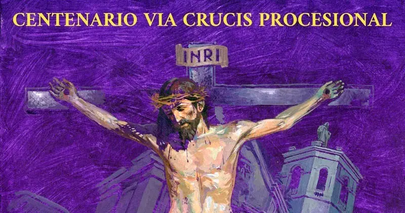 V&iacute;a Crucis Procesional de la Cofrad&iacute;a de Jes&uacute;s Nazareno.