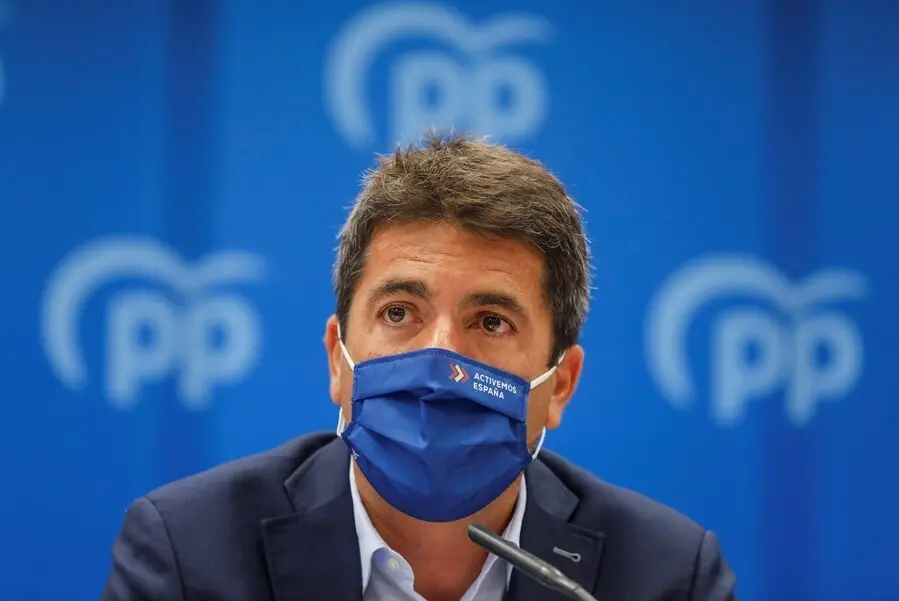 El presidente del Partido Popular de la Comunitat Valenciana, Carlos Maz&oacute;n