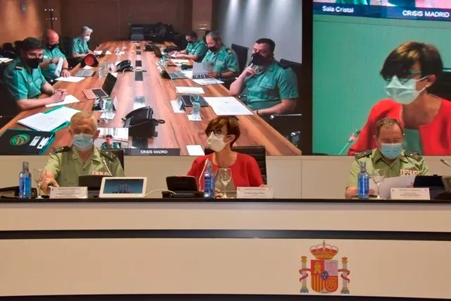 Archivo - La directora general de la Guardia Civil, Mar&iacute;a G&aacute;mez, preside el Consejo del Instituto Armado celebrado en junio de 2021