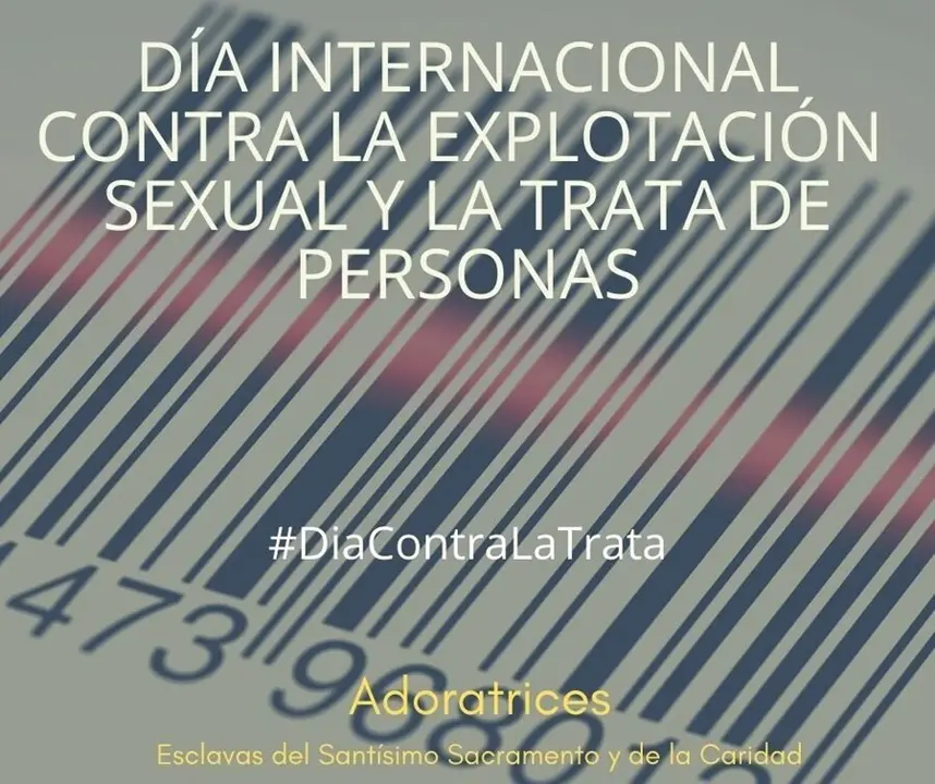 Cartel de las Adoratrices por el D&iacute;a contra la Trata