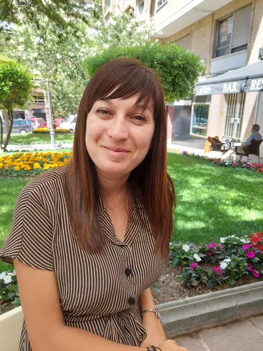 La responsable provincial de Podemos Almer&iacute;a, Vanesa Vicent.