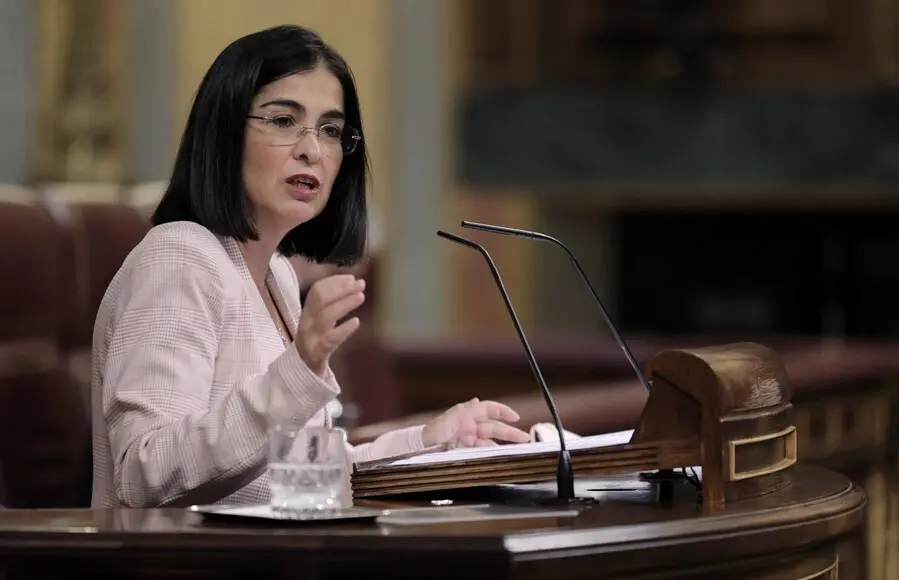 La ministra de Sanidad, Carolina Darias