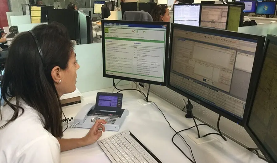 Archivo - Imagen de archivo de la gestora de Emergencias 112 Andaluc&iacute;a.