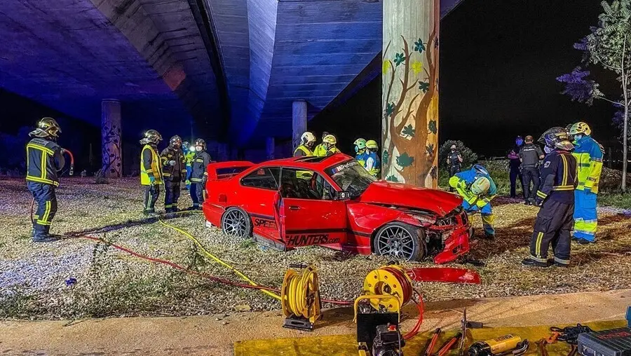 Accidente de coche en Alcal&aacute; de Henares