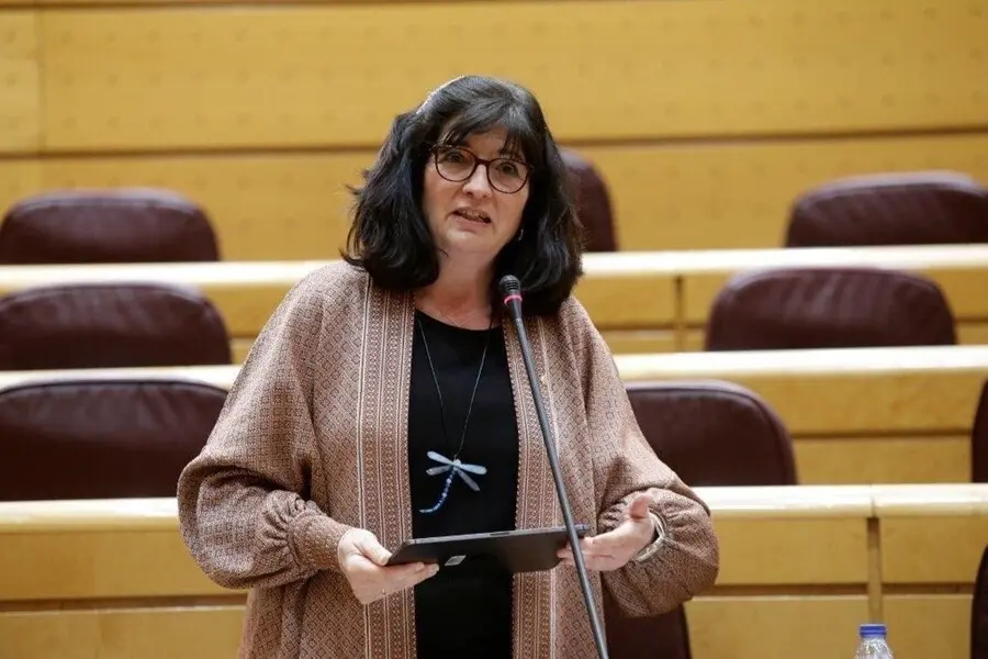 Archivo - La senadora de Adelante Andaluc&iacute;a, Pilar Gonz&aacute;lez, en una imagen de archivo. 