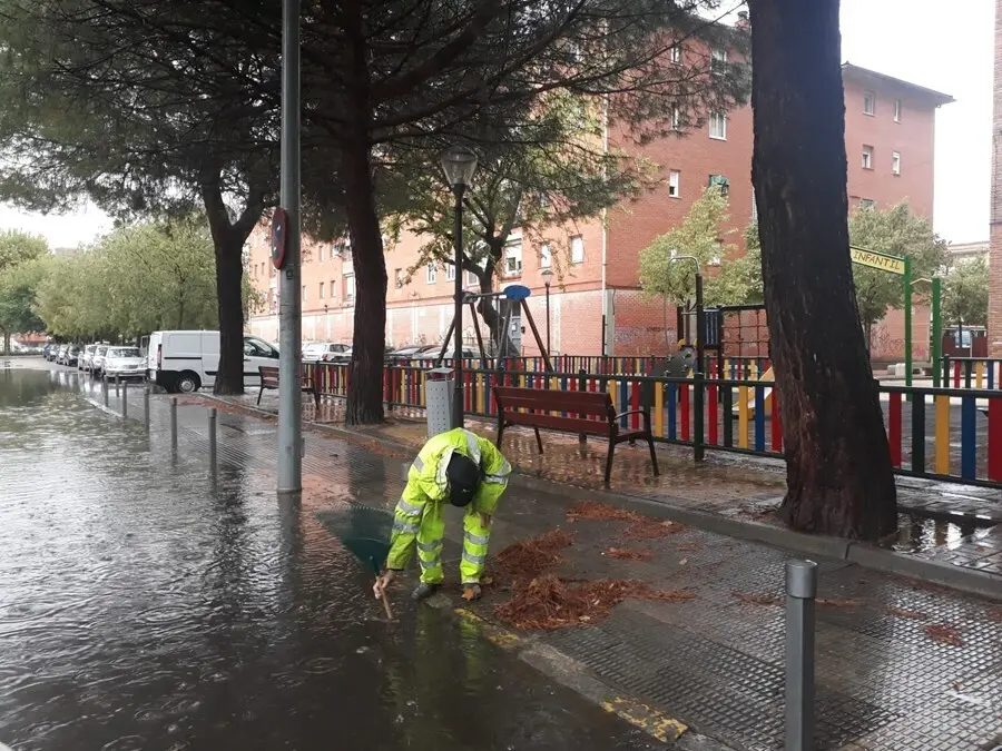 Lluvia en Talavera