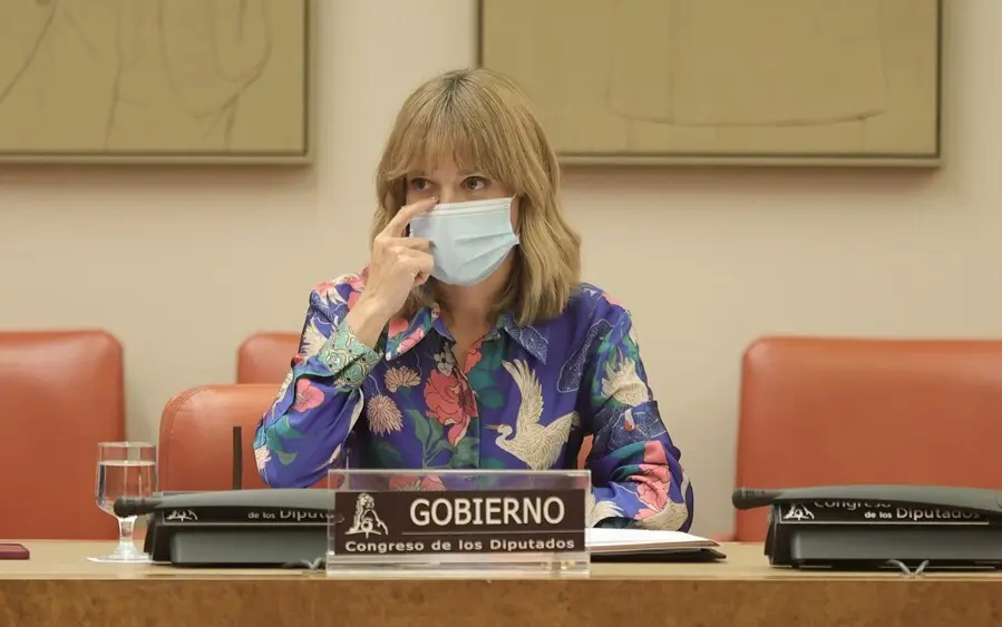 La ministra de Educaci&oacute;n y Formaci&oacute;n Profesional, Pilar Alegr&iacute;a, a su llegada a una Comisi&oacute;n de Educaci&oacute;n y Formaci&oacute;n Profesional en el Congreso de los Diputados, a 15 de septiembre de 2021 en Madrid, (Espa&ntilde;a). Su comparecencia, a petici&oacute;n propia, tiene c